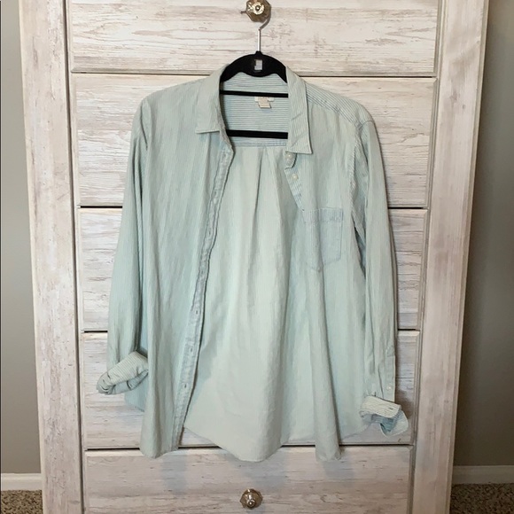 J. Crew Striped Button Down - Picture 1 of 3